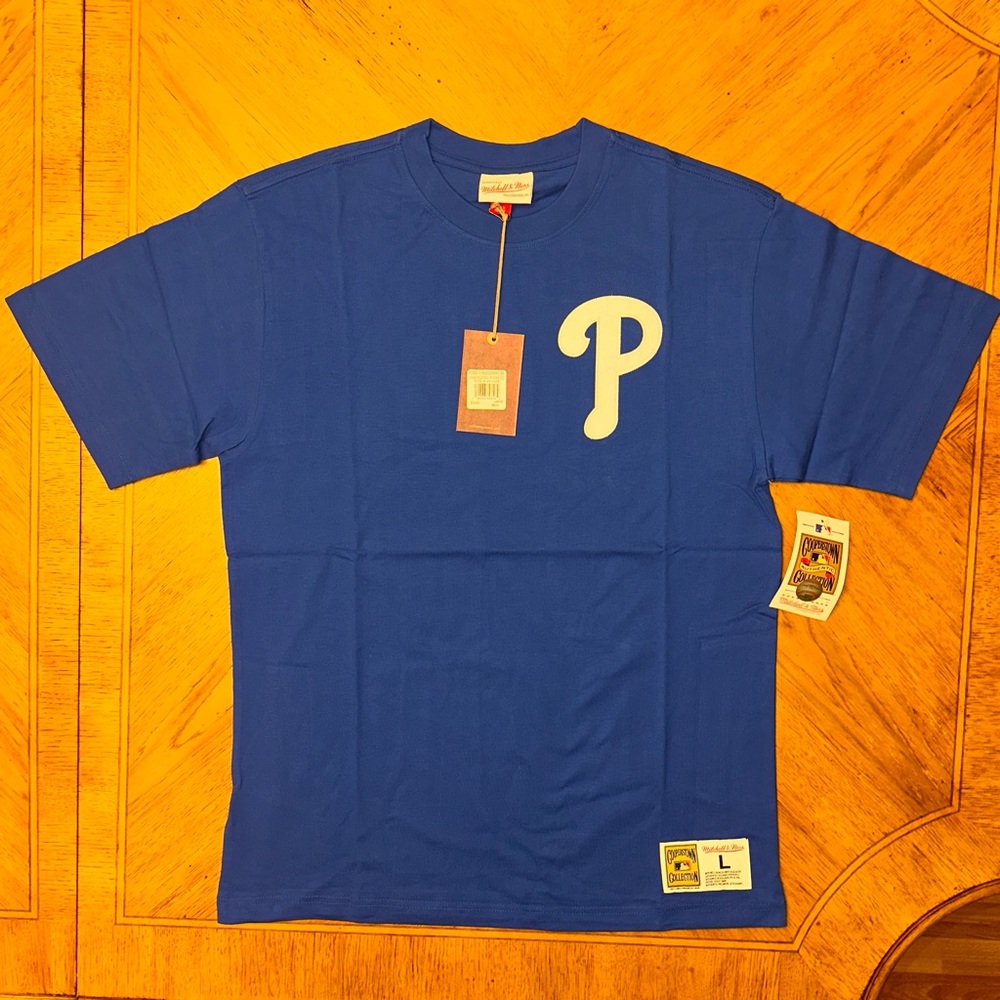 Mitchell & Ness Ryan Howard Philadelphia Phillies Tshirt Men’s Size Large Blue